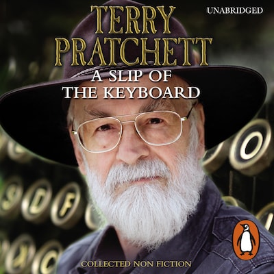 A Slip of the Keyboard – omslag til lydbogen af Terry Pratchett
