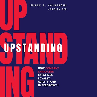Upstanding – omslag til lydbogen af Frank Calderoni
