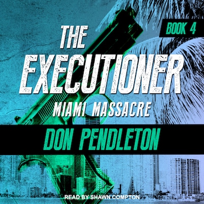 Miami Massacre – omslag til lydbogen af Don Pendleton