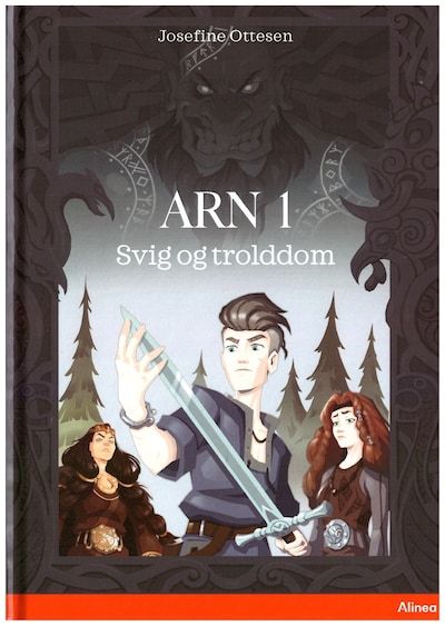 Arn 1 Svig og Troldom – omslag til lydbogen af Josefine Ottesen