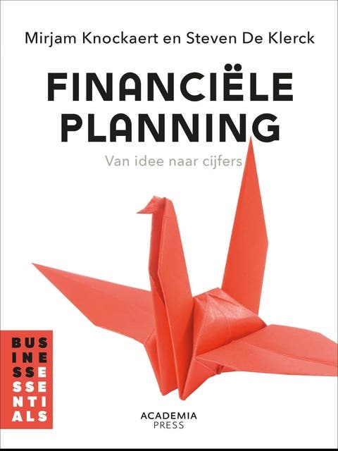 Financiële planning: Van idee naar cijfers – omslag van het luisterboek van Mirjam Knockaert, Steven De Klerck