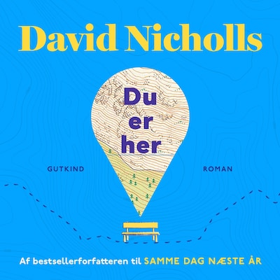 Du er her – omslag til lydbogen af David Nicholls