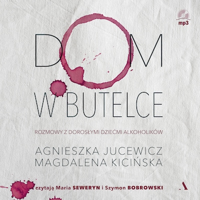 Dom w butelce. Rozmowy z Dorosłymi Dziećmi Alkoholików – okładka audiobooka, autor Magdalena Kicińska, Agnieszka Jucewicz