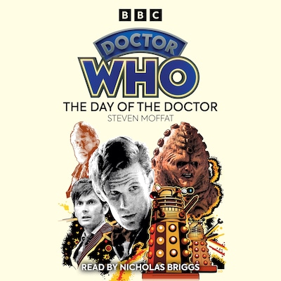Doctor Who: The Day of the Doctor – omslag til lydbogen af Steven Moffatt