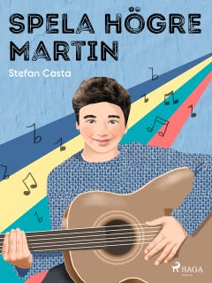 Spela högre Martin – omslag till ljudboken av Stefan Casta