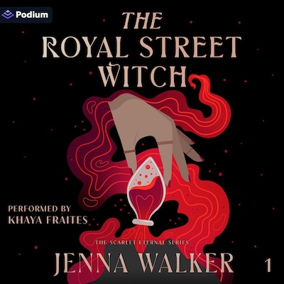 The Royal Street Witch – omslag til lydbogen af Jenna Walker