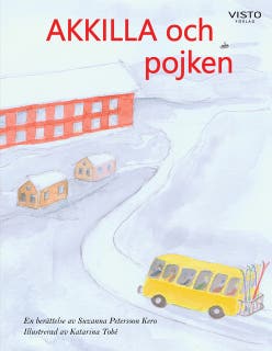 Akkilla och pojken – omslag till ljudboken av Suzanna Petersson Kero