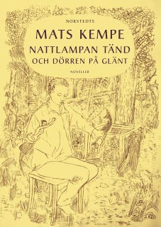 Nattlampan tänd och dörren på glänt : noveller – omslag till ljudboken av Mats Kempe
