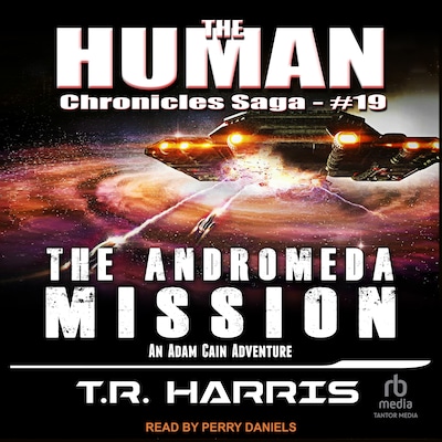 The Andromeda Mission – omslag til lydbogen af T.R. Harris