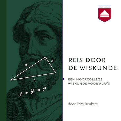 Reis door de Wiskunde – omslag van het luisterboek van Frits Beukers