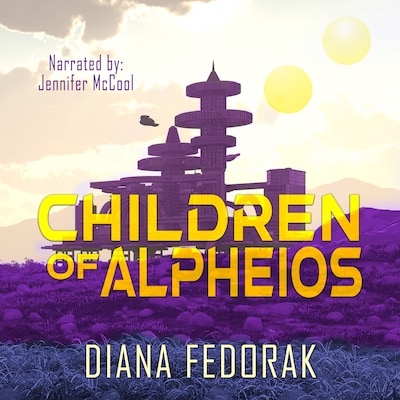 Children of Alpheios – omslag til lydbogen af Diana Fedorak