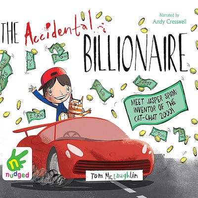 The Accidental Billionaire – omslag til lydbogen af Tom McLaughlin