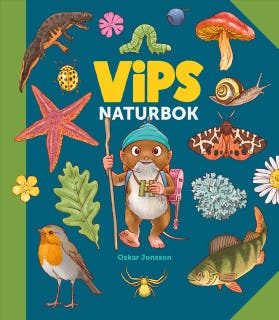 Vips naturbok – omslag till ljudboken av Oskar Jonsson