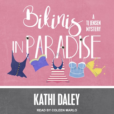 Bikinis in Paradise – omslag til lydbogen af Kathi Daley