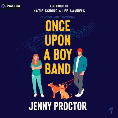 Once Upon a Boyband – omslag til lydbogen af Jenny Proctor
