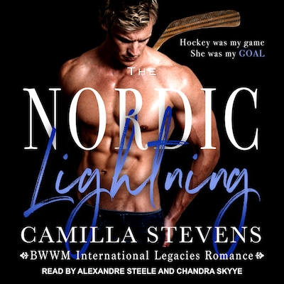 The Nordic Lightning – omslag til lydbogen af Camilla Stevens