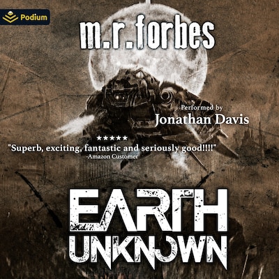Earth Unknown – omslag til lydbogen af M.R. Forbes