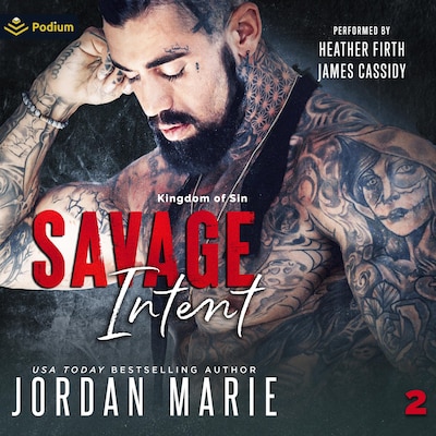 Savage Intent – omslag til lydbogen af Jordan Marie