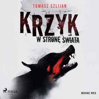 Krzyk w stronę świata – okładka audiobooka, autor Tomasz Szlijan