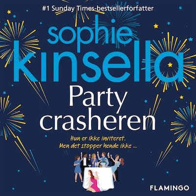 Partycrasheren – omslag til lydbogen af Sophie Kinsella