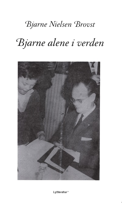 Bjarne alene i verden – omslag til lydbogen af Bjarne Nielsen Brovst