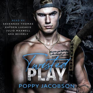 Twisted Play – omslag till ljudboken av Poppy Jacobson
