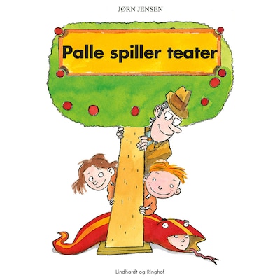 Palle spiller teater – omslag til lydbogen af Jørn Jensen