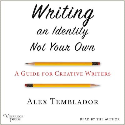 Writing an Identity Not Your Own – omslag til lydbogen af Alex Temblador