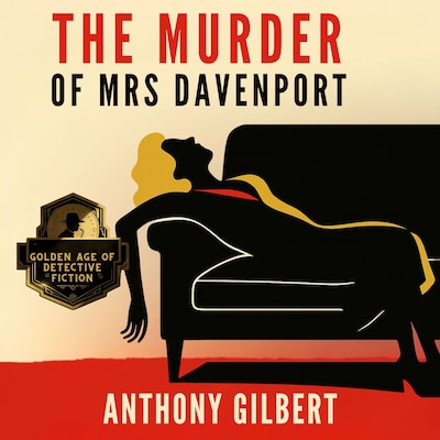 The Murder of Mrs. Davenport – omslag til lydbogen af Anthony Gilbert