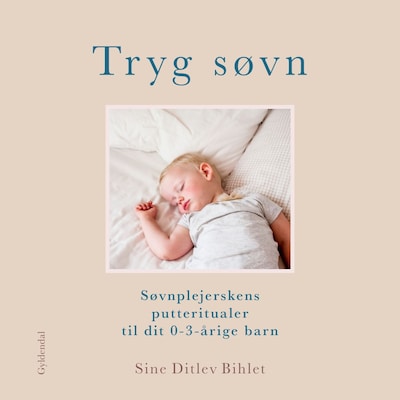 Tryg søvn – omslag til lydbogen af Sine Ditlev Bihlet