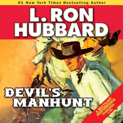 Devil's Manhunt – omslag til lydbogen af L. Ron Hubbard