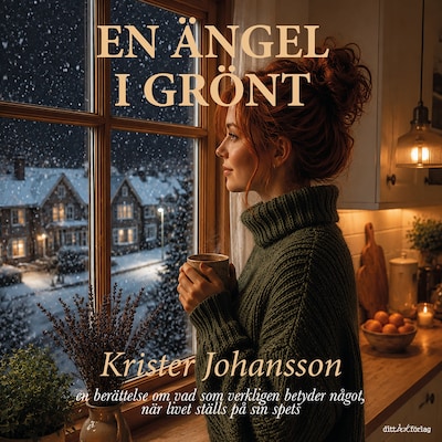 En ängel i grönt – omslag till ljudboken av Krister Johansson