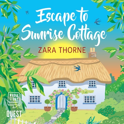 Escape to Sunrise Cottage – omslag til lydbogen af Zara Thorne