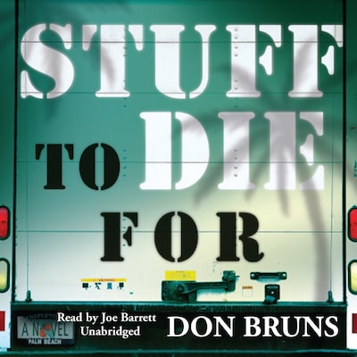 Stuff to Die For – omslag til lydbogen af Don Bruns