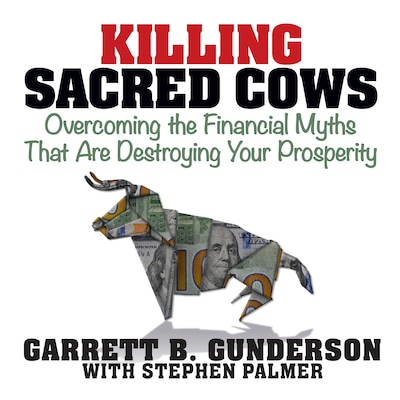 Killing Sacred Cows – omslag til lydbogen af Garrett B. Gunderson