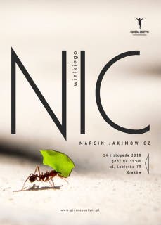 Nic wielkiego – okładka audiobooka, autor Marcin Jakimowicz