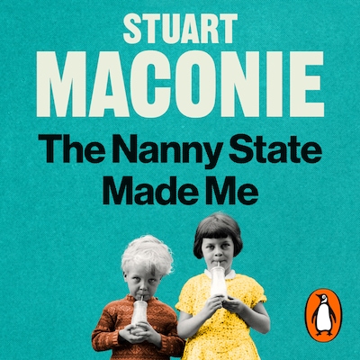 The Nanny State Made Me – omslag til lydbogen af Stuart Maconie
