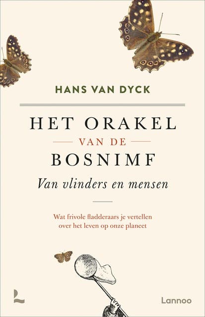 Het orakel van de bosnimf: Van vlinders en mensen – omslag van het luisterboek van Hans Van Dyck