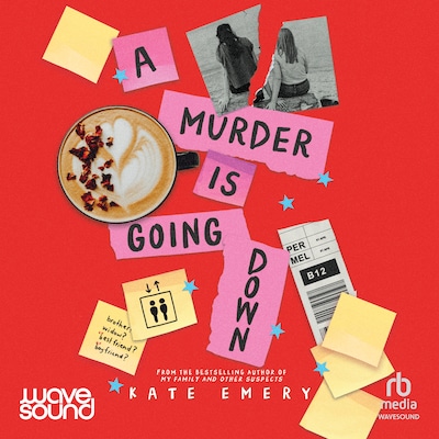 A Murder is Going Down – omslag til lydbogen af Kate Emery