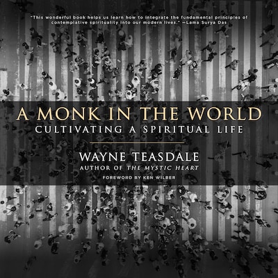 A Monk in the World – omslag til lydbogen af Wayne Teasdale