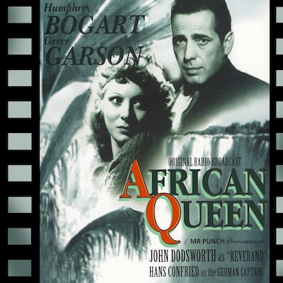 African Queen – omslag til lydbogen af Mr Punch Audiobooks
