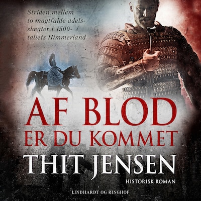 Af blod er du kommet – omslag til lydbogen af Thit Jensen