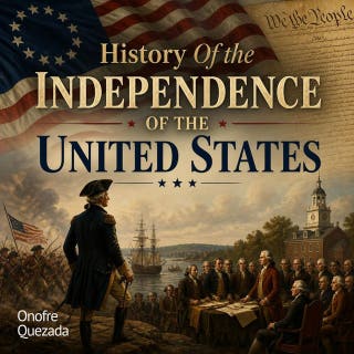 History of the Independence of the United States – omslag till ljudboken av Onofre Quezada