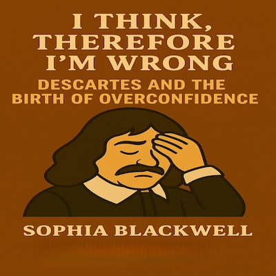 I Think, Therefore I’m Wrong – omslag til lydbogen af Sophia Blackwell