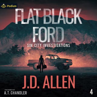 Flat Black Ford: Sin City Investigations, Book 4 – omslag till ljudboken av J.D. Allen