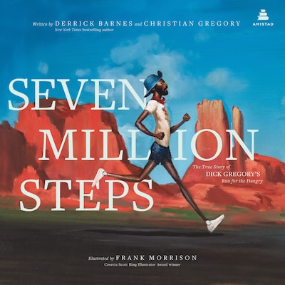 Seven Million Steps – omslag til lydbogen af Derrick Barnes, Christian Gregory