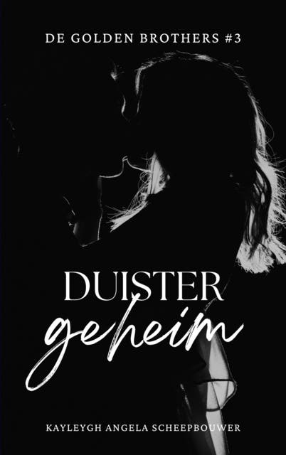 Duister Geheim – omslag van het luisterboek van Kayleygh Angela Scheepbouwer