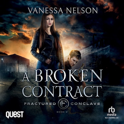 A Broken Contract – omslag til lydbogen af Vanessa Nelson