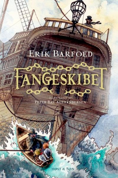 Fangeskibet – omslag til lydbogen af Erik Barfoed
