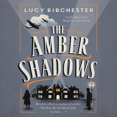 The Amber Shadows – omslag til lydbogen af Lucy Ribchester